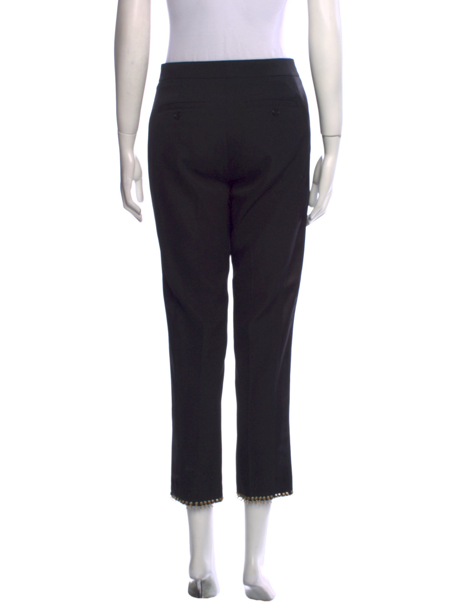 Burberry Wool Straight Leg Pants